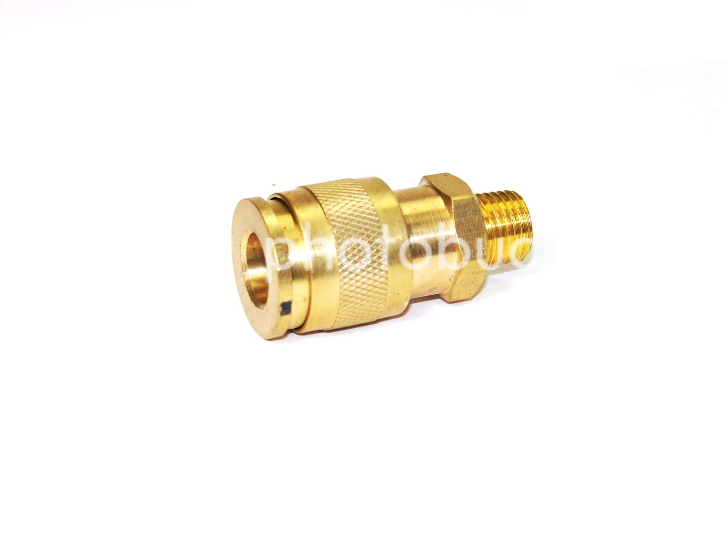 Air Universal Quick Coupler 1/4" Male Brass Fits most 1/4" air hose